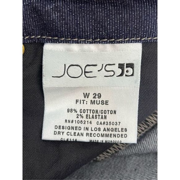 Joe’s Jeans Muse Fit Perry Wash Flare Jeans Women’s Size 29 Blue Low Rise - Picture 7 of 10